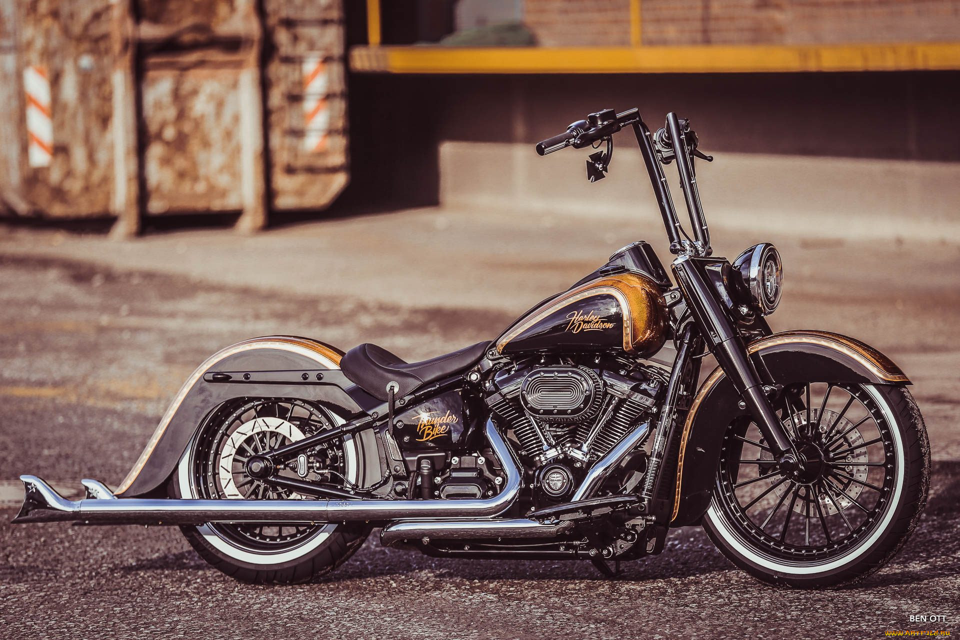 , , harley-davidson, , , thunderbike, customs